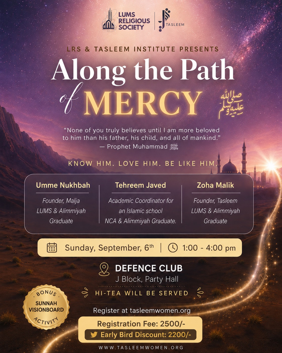 Along the Path of Mercy